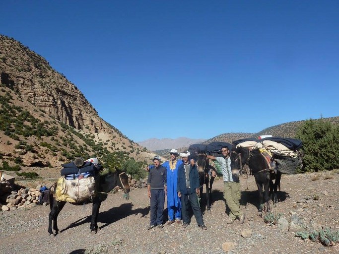 paysage0 de l'excursion pont naturel du voyage au maroc
